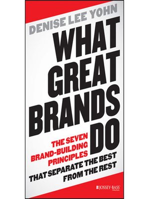 cover image of What Great Brands Do